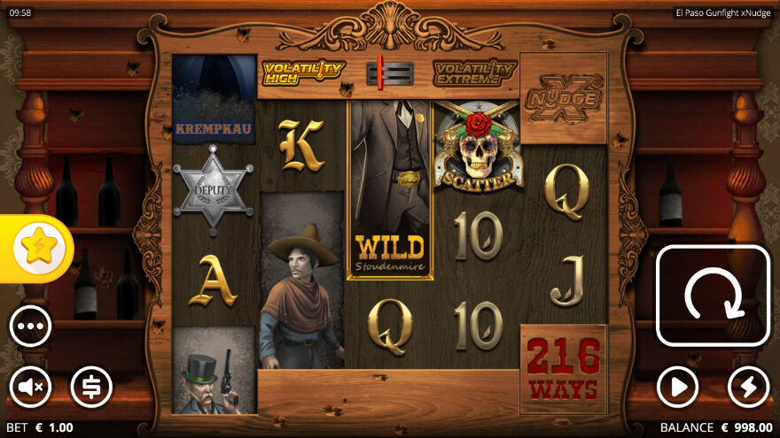 El Paso Gunfight xNudge: A Wild West Slot Adventure at 1win