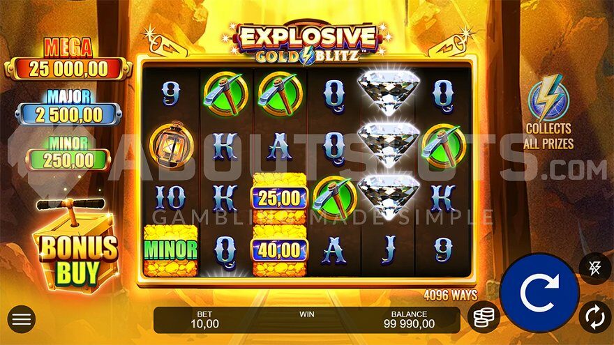 Slot machine in a mine.
