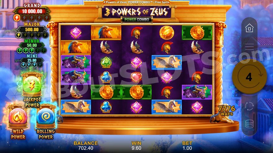 3 Powers of Zeus: Power Combo Slot Review