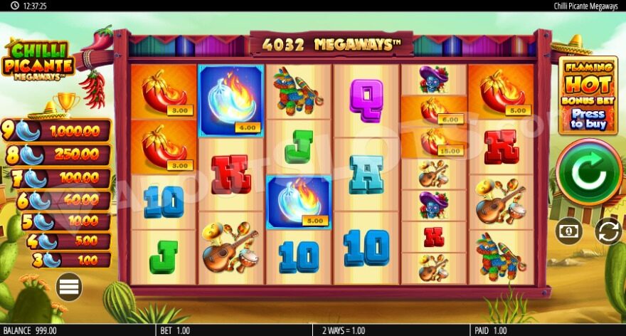Chilli Picante Megaways Slot Review: Spice Up Your Wins at 1win Games