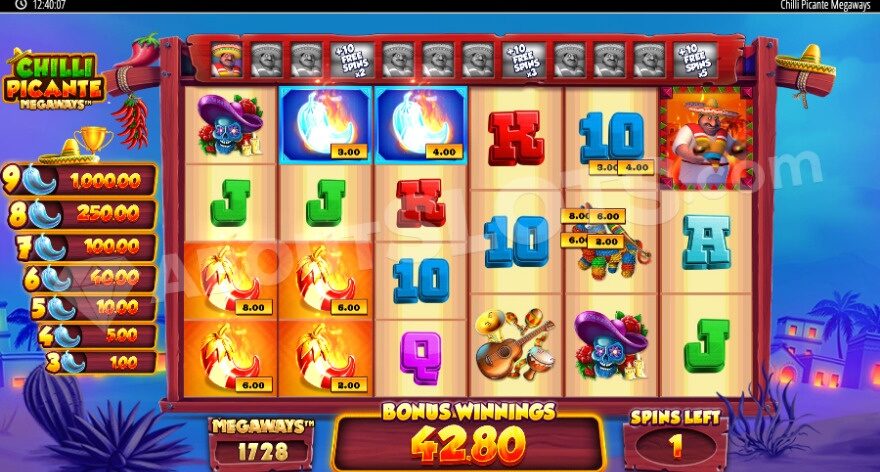 Chilli Picante Megaways Slot Review: Spice Up Your Wins at 1win Games
