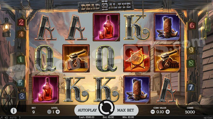 Dead or Alive II Slot: Dive into the Wild West at 1win Games