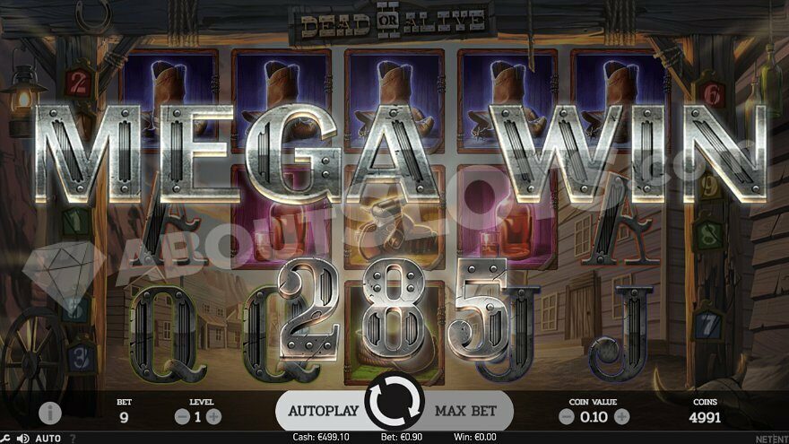 Dead or Alive II Slot: Dive into the Wild West at 1win Games