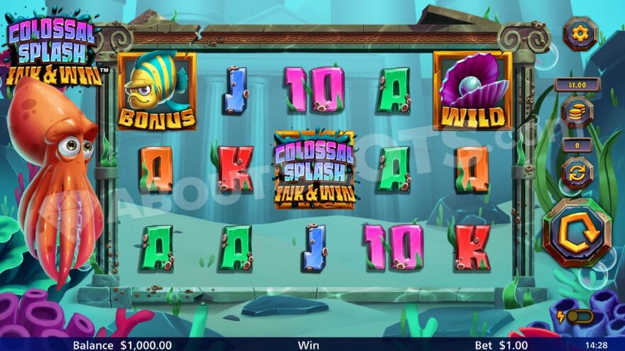 Base game featuring a large octopus on the left.