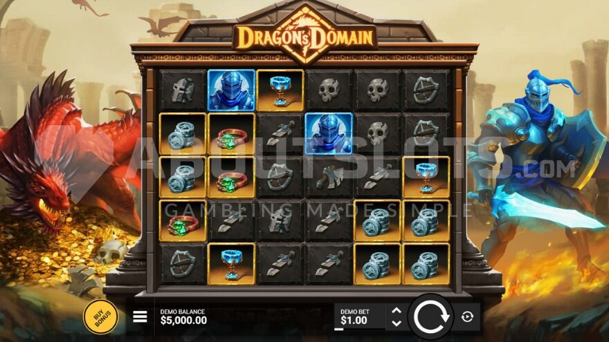 Dragon's Domain Slot Base Game