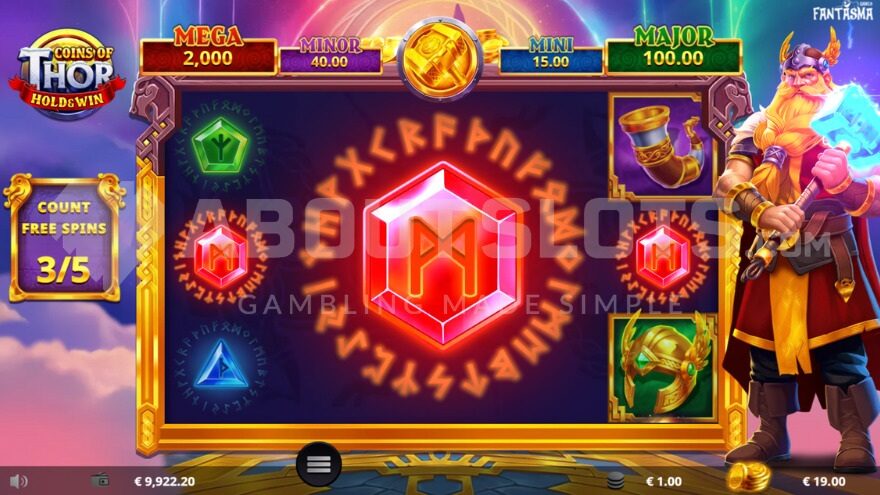 Coins of Thor Free Spins Feature