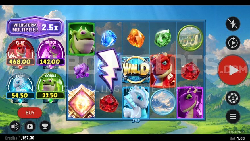 Dragonz 2 Slot Gameplay.