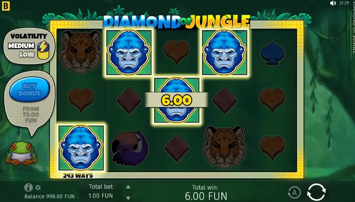 Diamond of Jungle Win