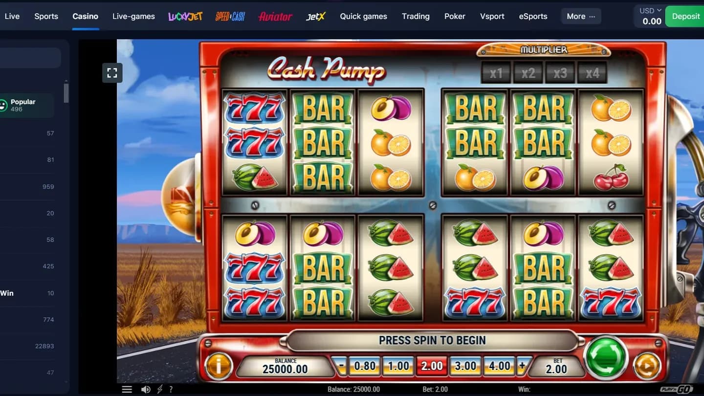 Cash Pump slot