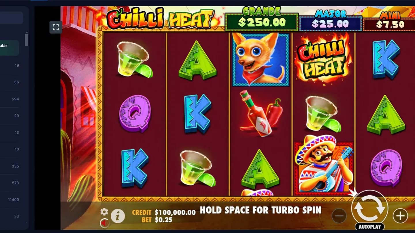 1Win slot Chilli Heat