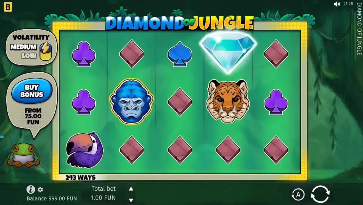 Diamond of Jungle Interface