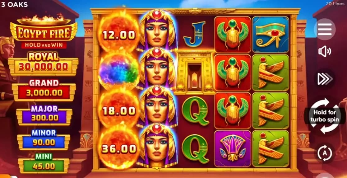 Egypt Fire Gameplay