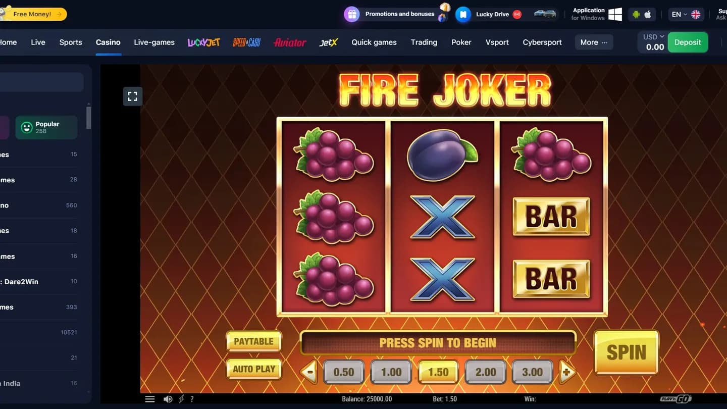 Fire Joker slot