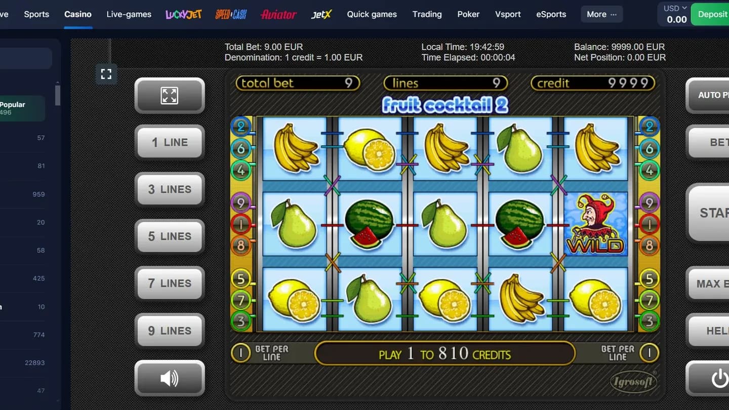Fruit Cocktail 2 slot