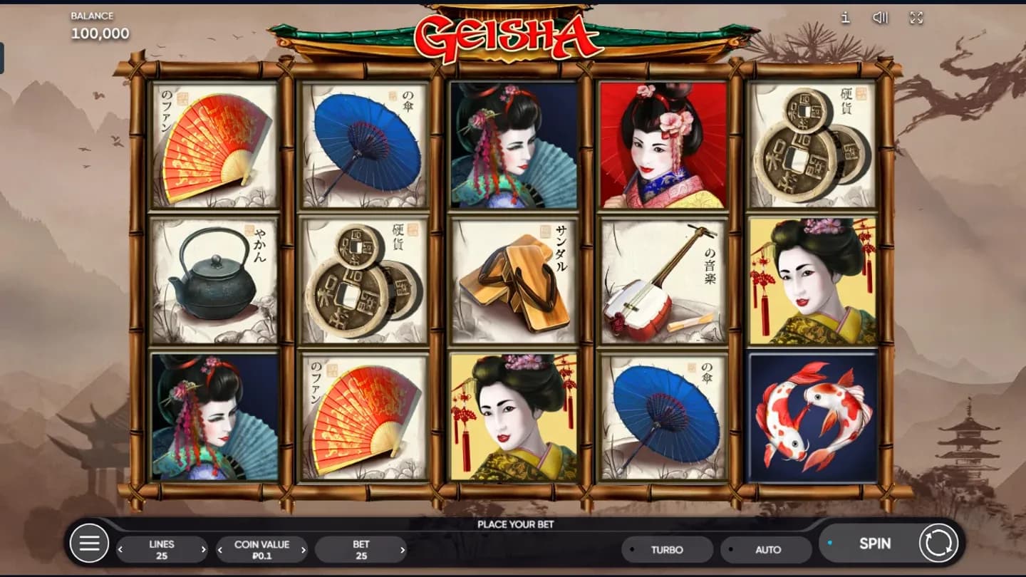 Geisha Slot at 1win