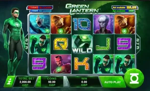 Green Lantern at 1win