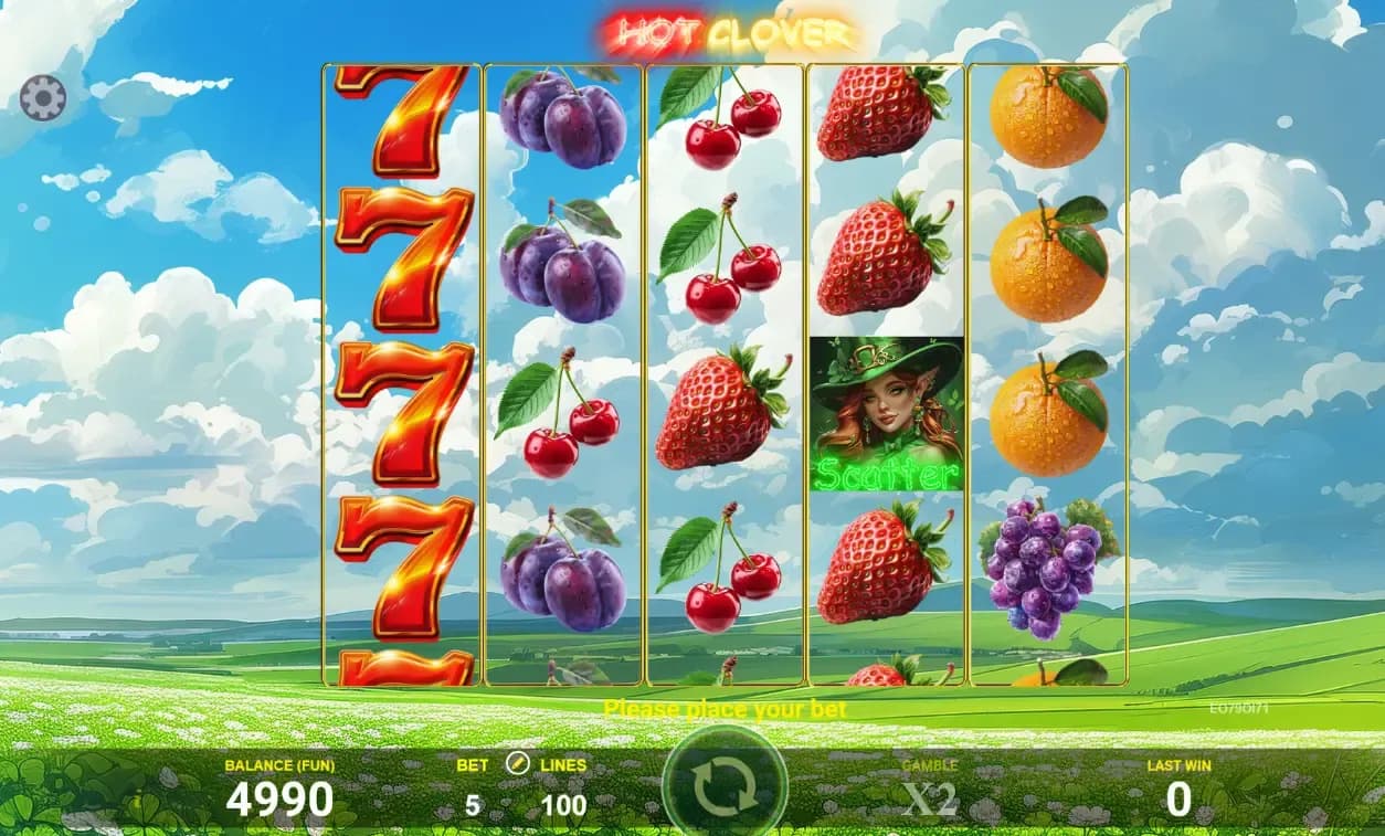 Hot Clover Scatter Symbol