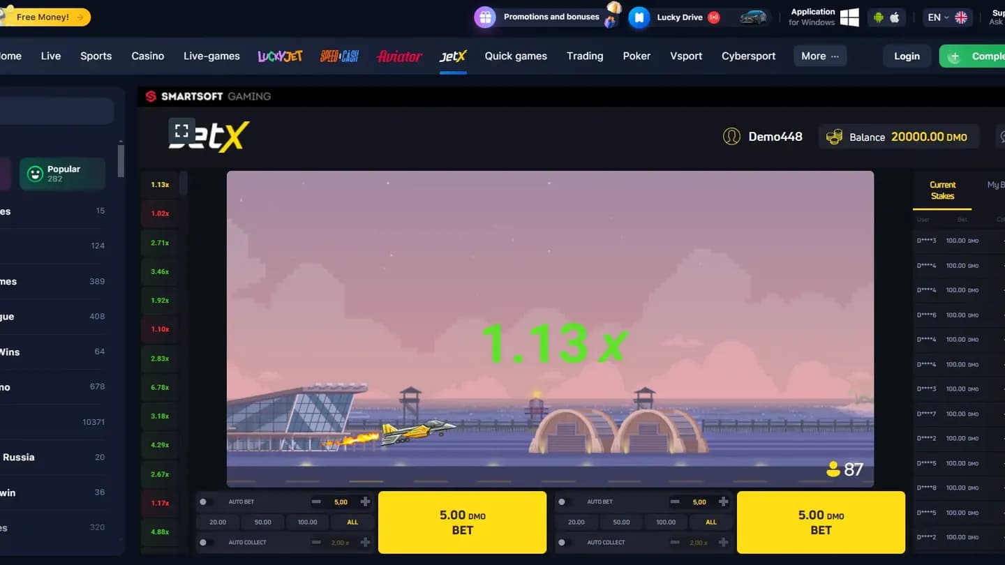 JetX Crash Game