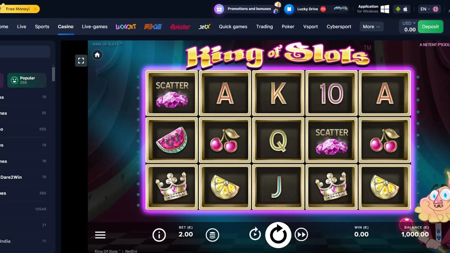 King of Slots game