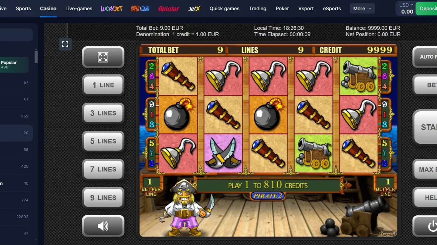 Pirate 2 slot