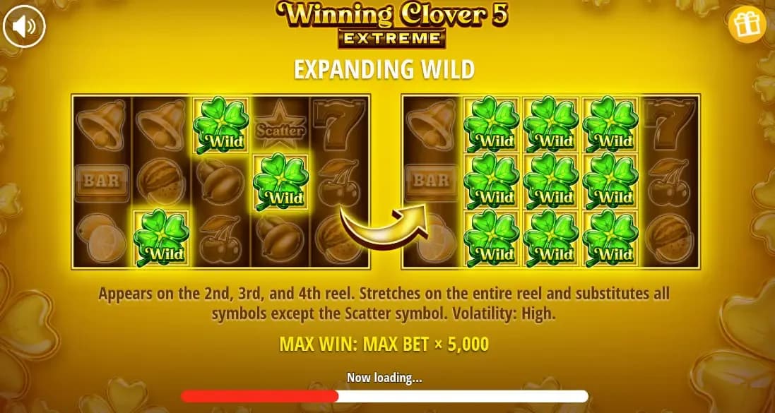 Winning Clover 5 Extreme Loading
