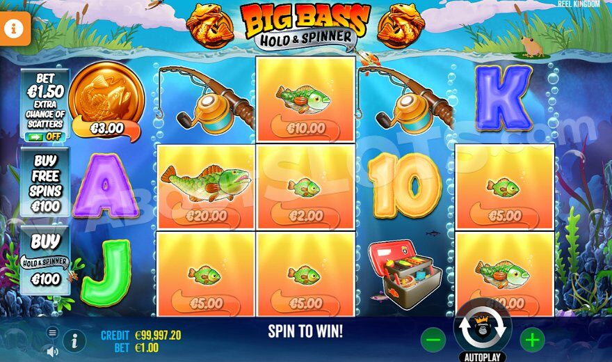 Big Bass Bonanza Hold & Spinner Base Game
