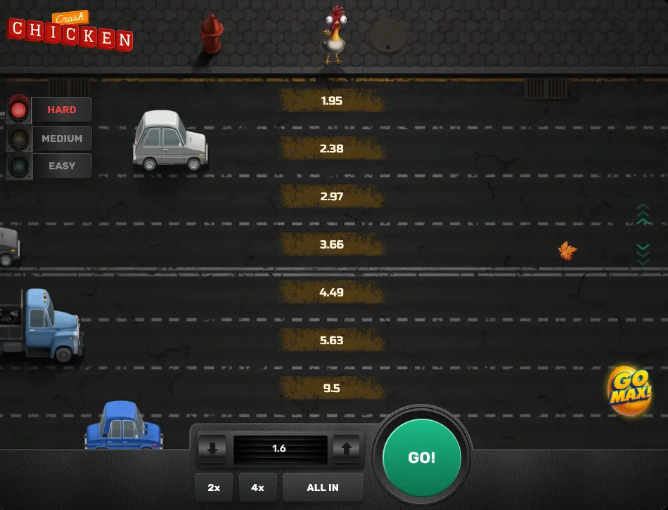 Hard Mode in Chicken Crash Hard Mode in Chicken Crash