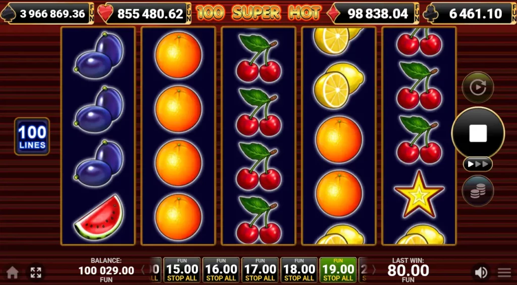 100 Super Hot Slot Gameplay 100 Super Hot Slot Gameplay