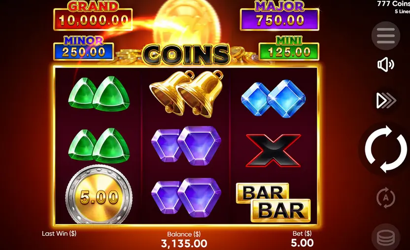 777 Coins Gameplay