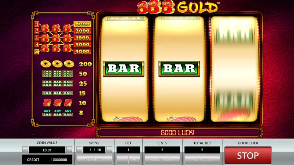 888 Gold Spin