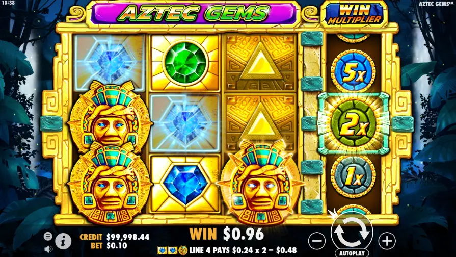 Aztec Gems Gameplay