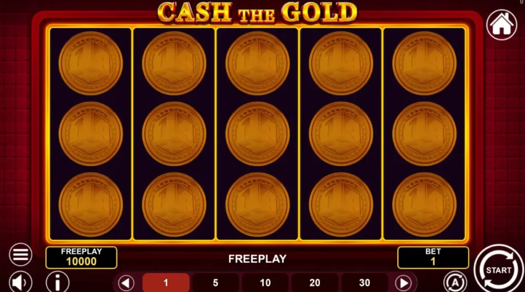 Cash The Gold Interface
