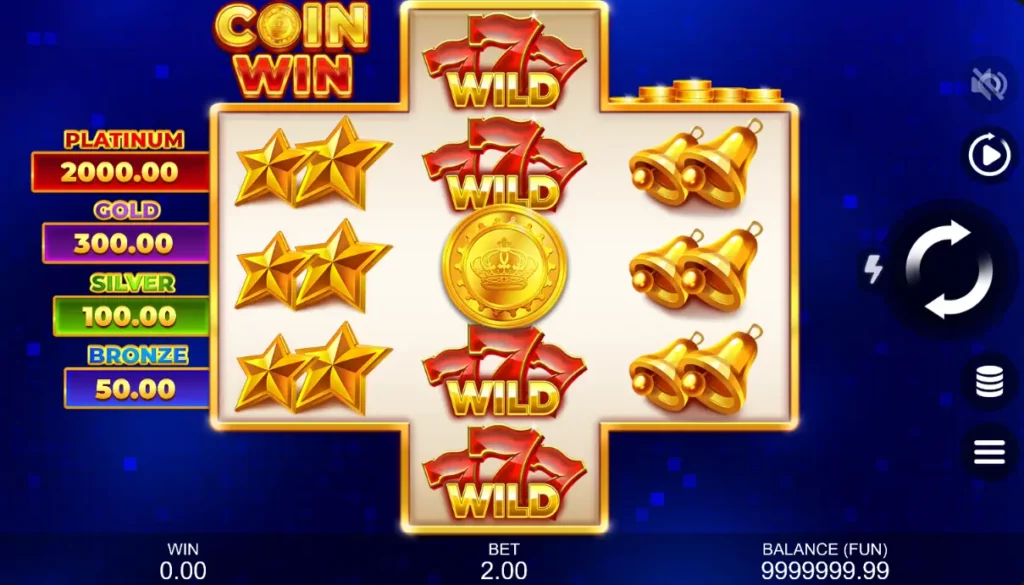 Coin Win Hold The Spin Interface