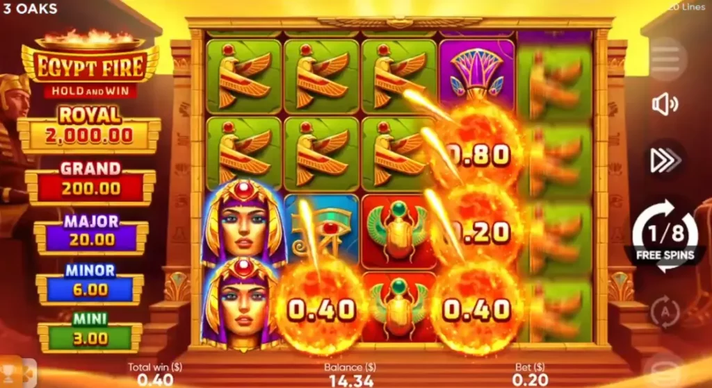 Egypt Fire Free Spins