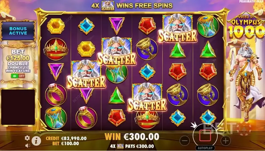 Gates of Olympus 1000 Gameplay