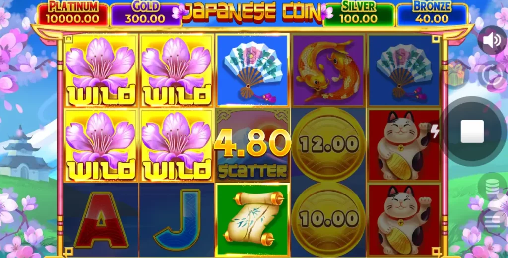 Japanese Coin Hold The Spin Gameplay