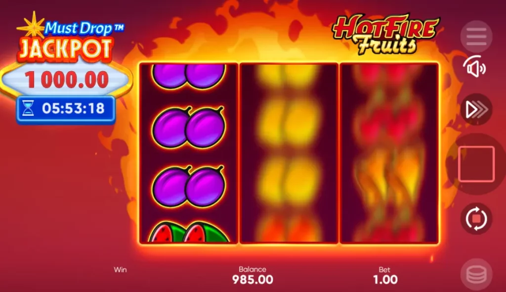 Must Drop JACKPOT™ Hot Fire Fruits Spin