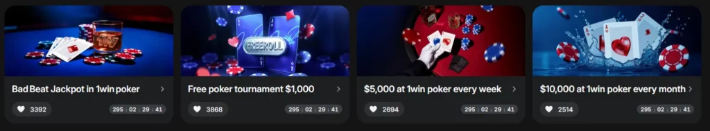 Poker Promotions at 1Win Poker Promotions at 1Win