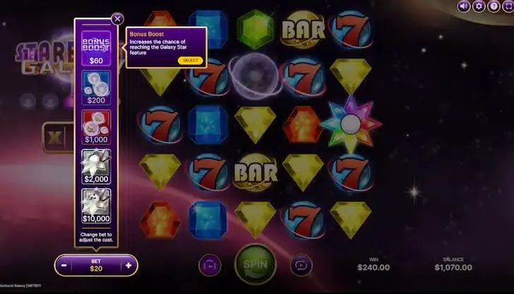 Starburst Galaxy Gameplay