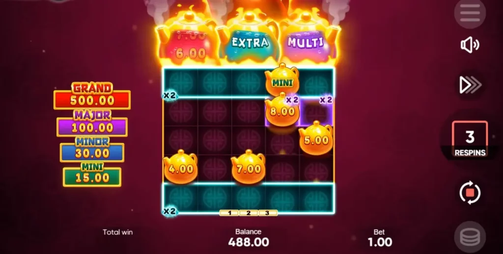 Super Hot Teapots Interface