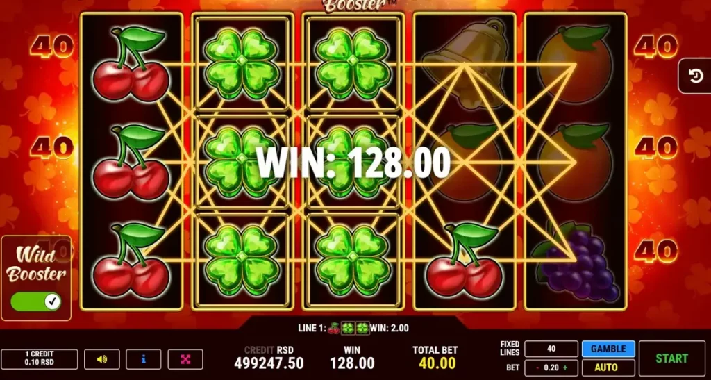 Very Hot 40 Booster Gameplay Very Hot 40 Booster Gameplay