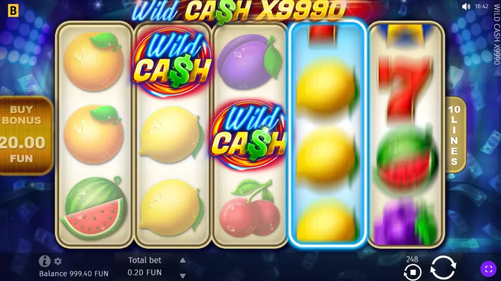 Wild Cash x9990 Wild Symbol