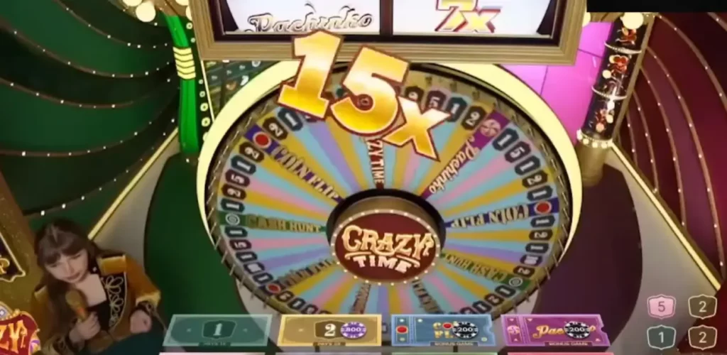 Crazy Time Interface