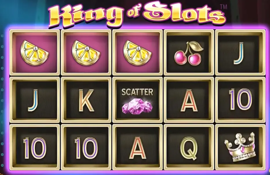 King of Slots Interface King of Slots Interface