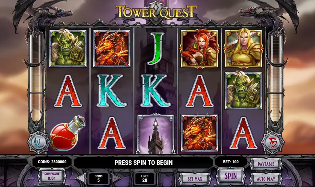Tower Quest Interface